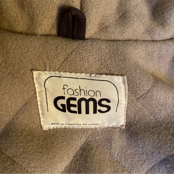 Vintage Parka Inuit Eskimo style polar bear embroidered art fur collar - Picture 5 of 5